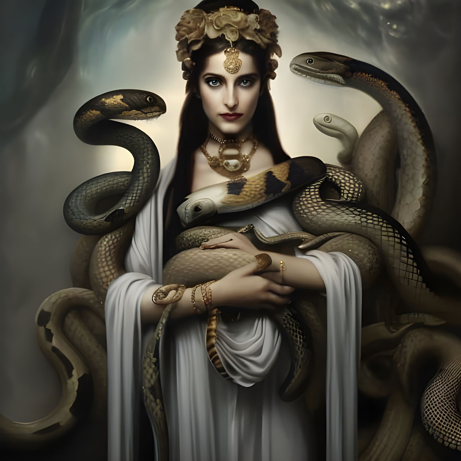 The Snake Goddess of Crete