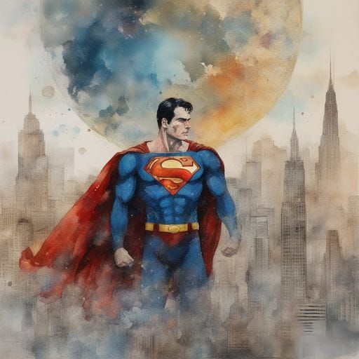 The AI Interpretation of Superman