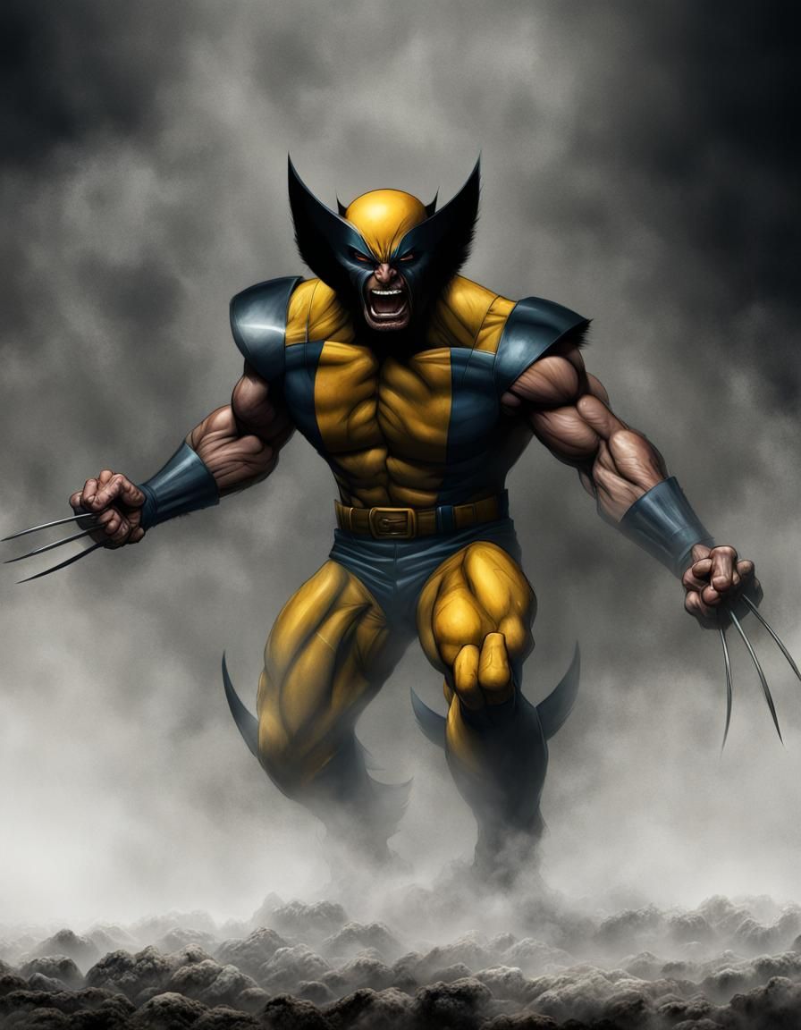 Wolverine: Claws in the Dark, Hyperrealistic Comic Art