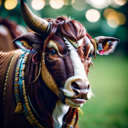 Majestic Tauren Portrait in Natural Light