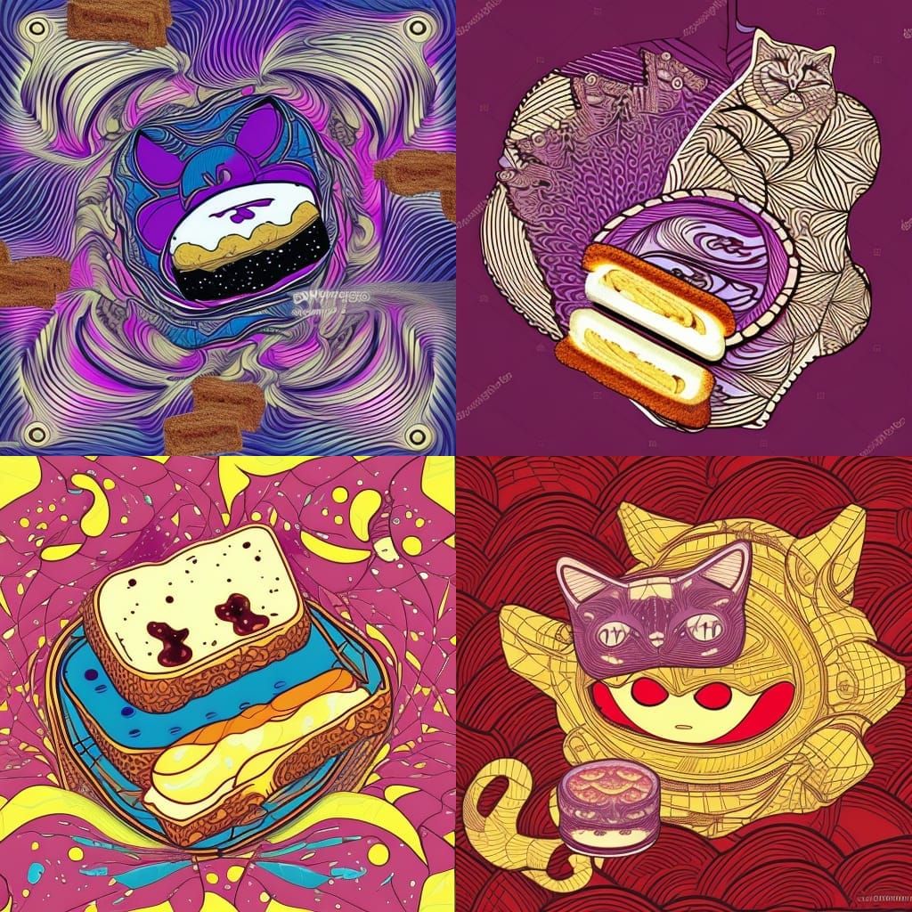 Space Cat's Intergalactic PB&J Adventure