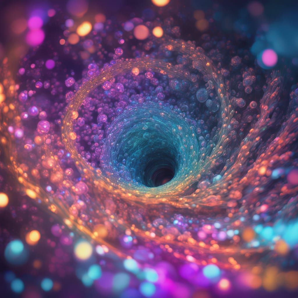 Bio-Data Organism Sculpture of Light and Plasma