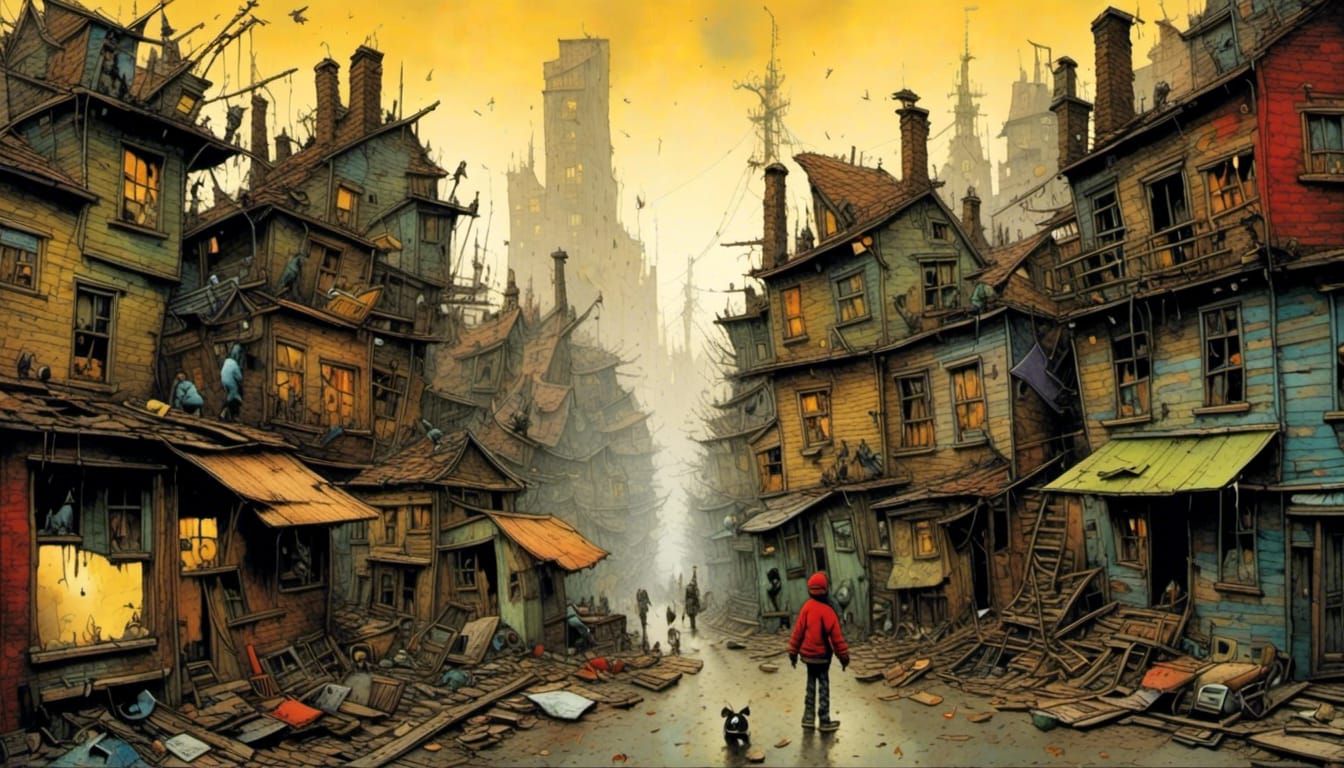 Epic Slum Masterpiece: Ticking and Falling Down