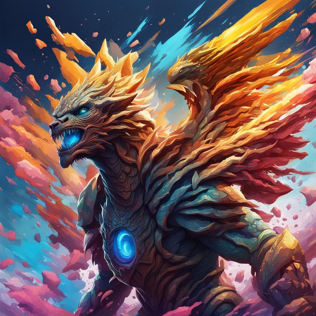 Hyperrealistic Splash Art: First Time in Forever