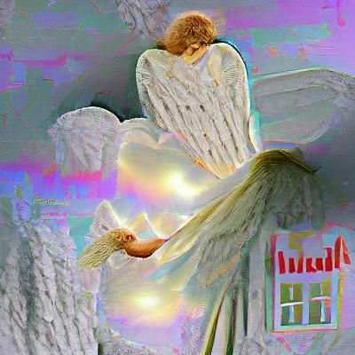 Ethereal Angelic Figure