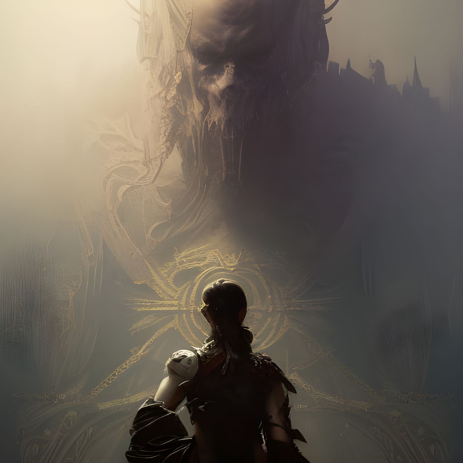 Dark Fantasy Tyrant Concept Art in 8K