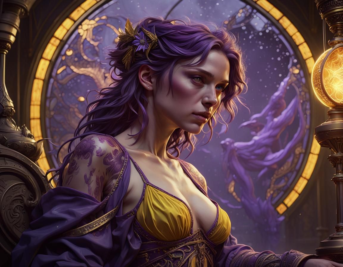 Dark Fantasy Art Inspired by Tate McRae Song