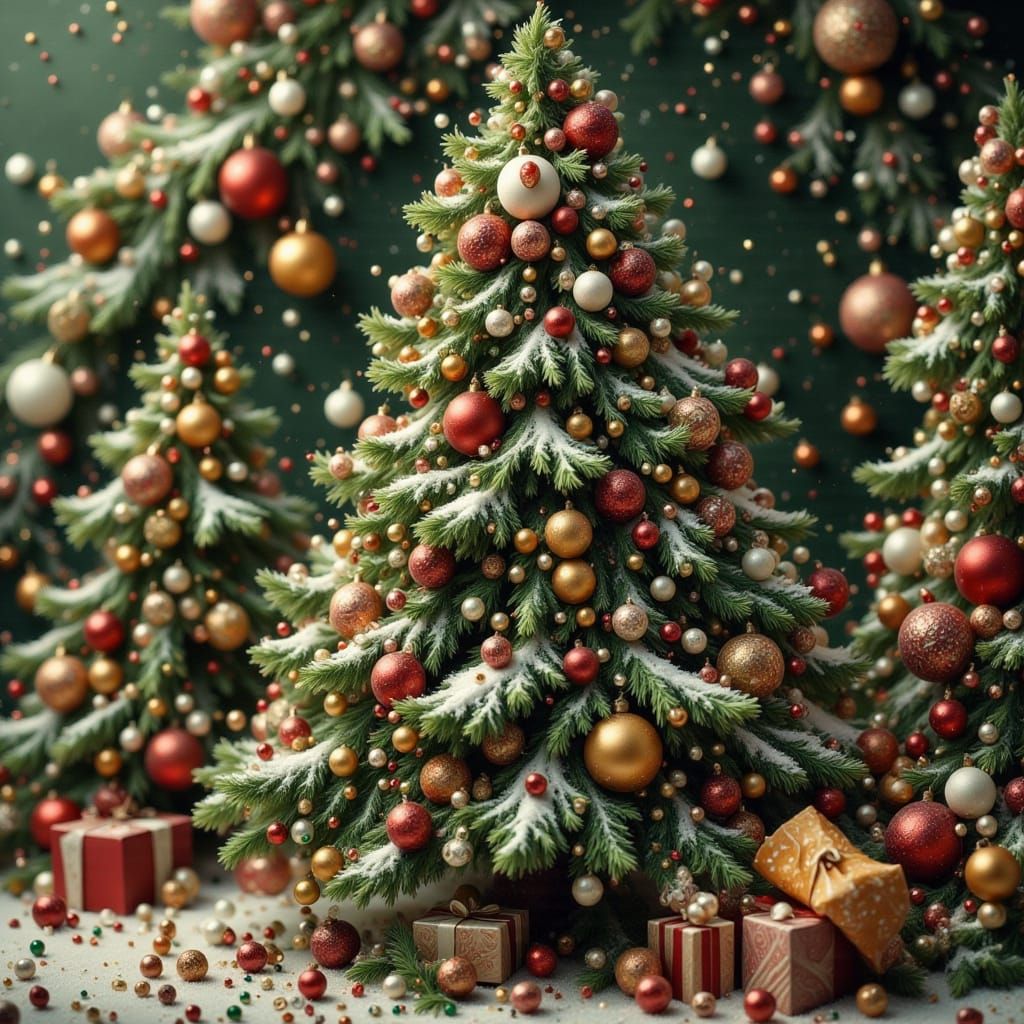 Ugly Jeweled Christmas Sweater with Lime Green Accents