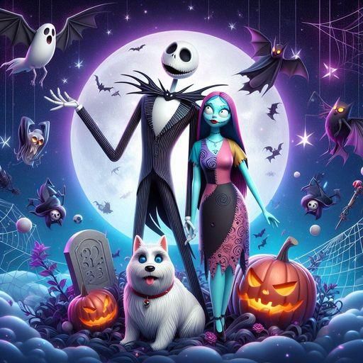 Nightmare before Christmas-Jack and Sally