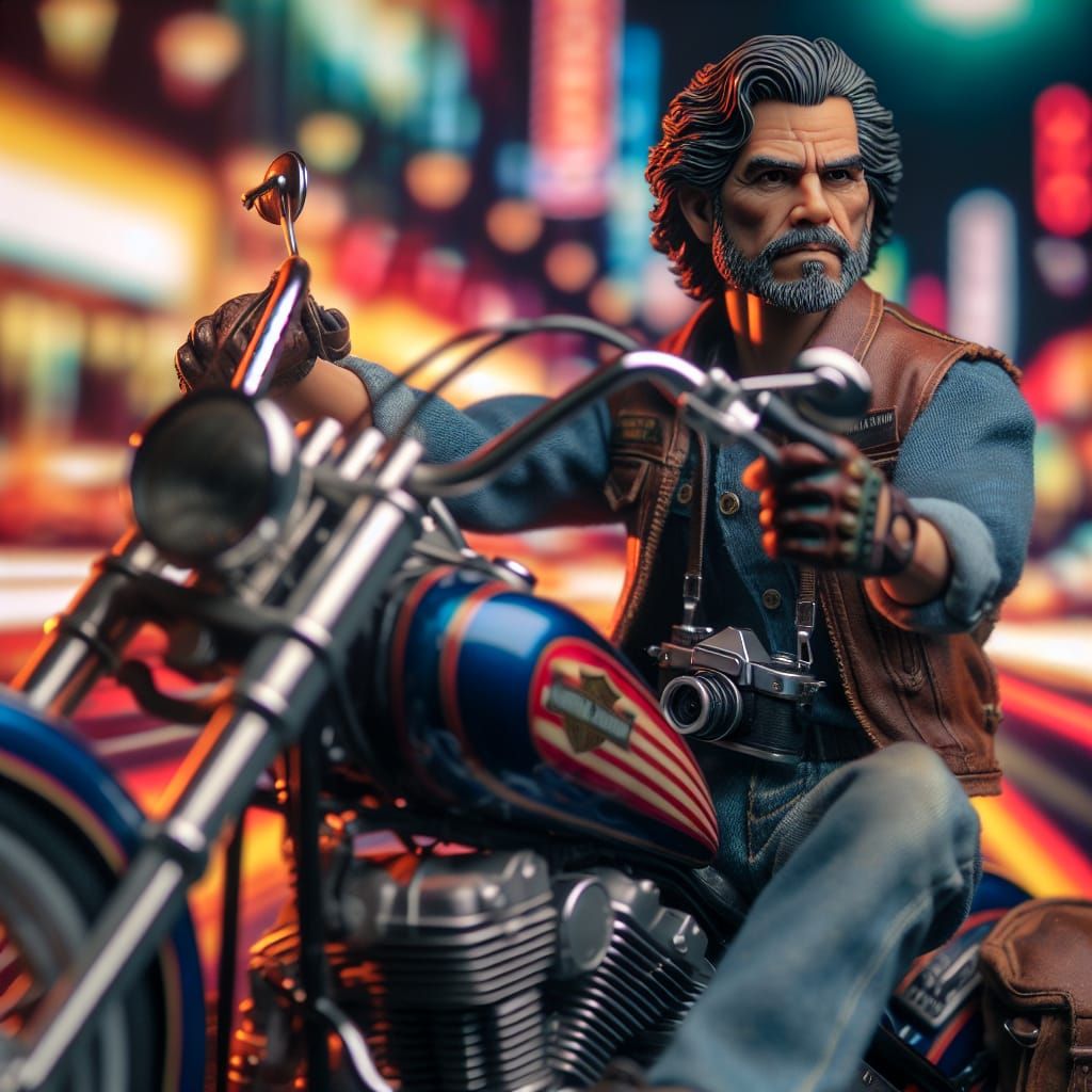 Rebellious Biker Photographer Rides Vintage Motorcycle