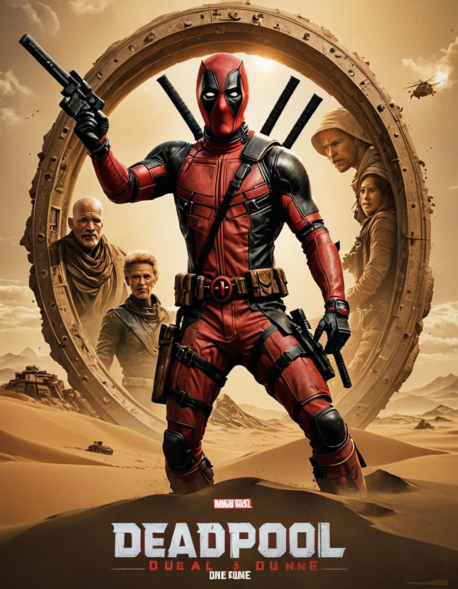 Deadpool Parody Movie Poster: Deadpool - Dune