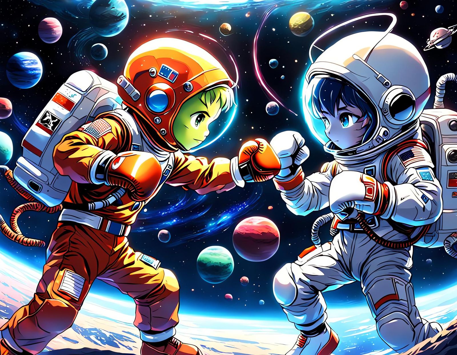 "Galactic Rumble: Alien vs. Human"