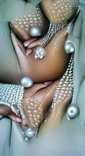 Elegant Diamonds and Pearls Still Life
