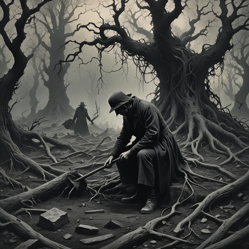 Eerie Dark Fantasy: Grave in the Mind