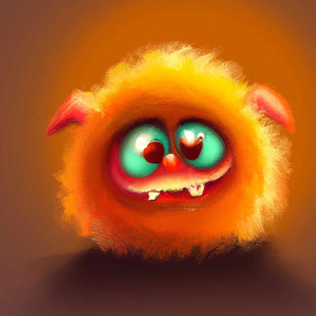 Adorable Furry Monsters with Volumetric Lighting