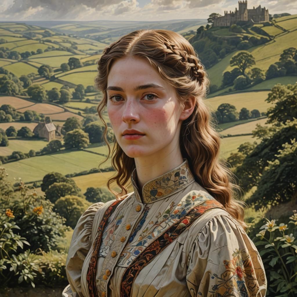 Lady Georgina Agar: English Portrait in Academic Realism