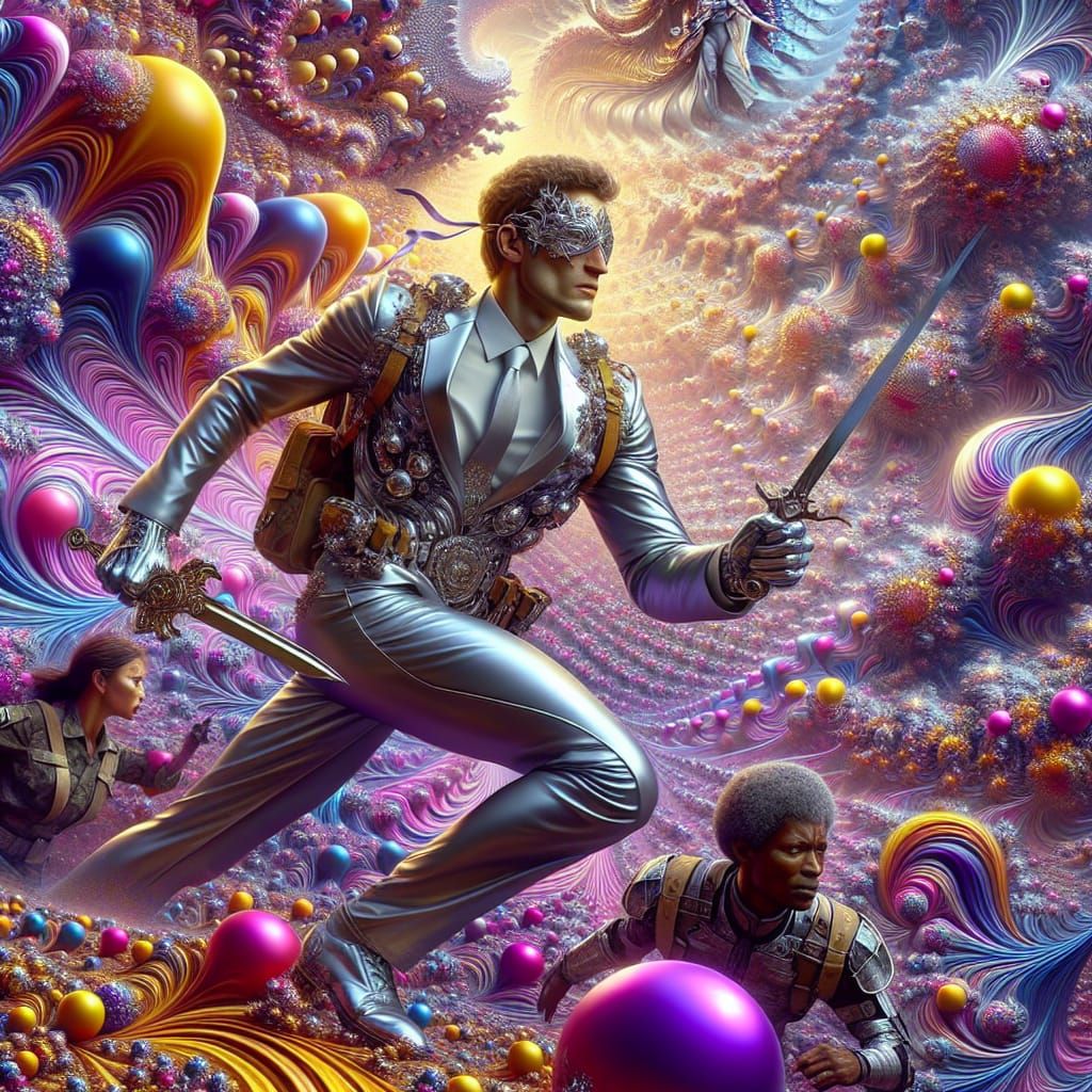 Psychedelic soldiers