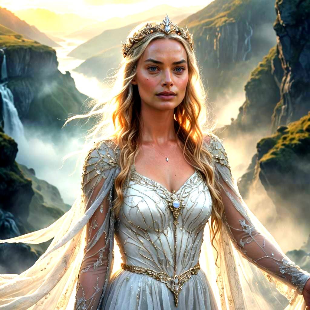 Blonde Woman as Ethereal Elf