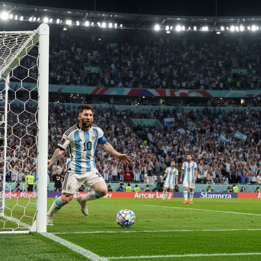 Lionel Messi Scores Winning Goal in World Cup Final