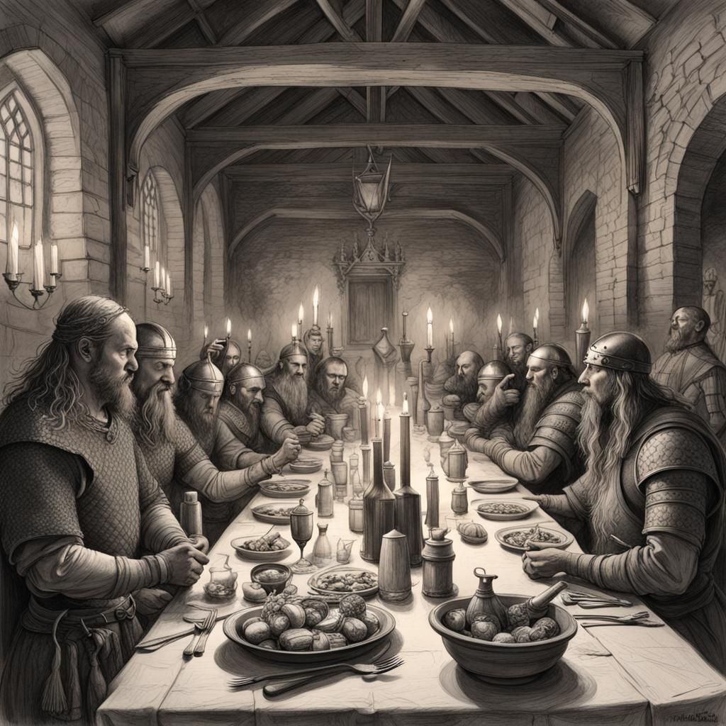 Viking Dinner In The Great Hall