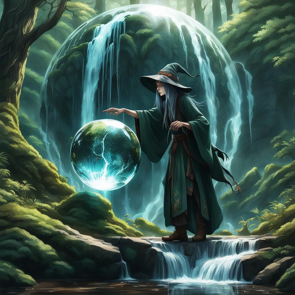Water globe Witch