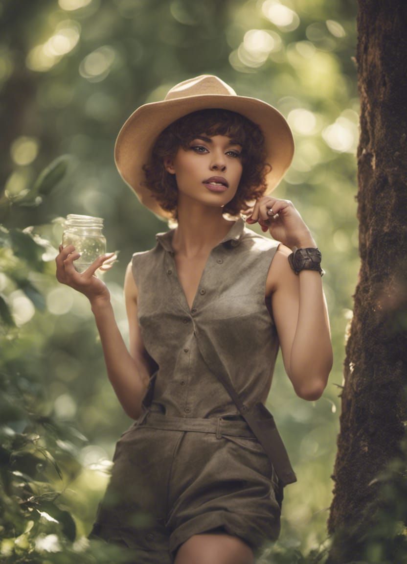 Femboy in Nature: Professional Photography Artwork