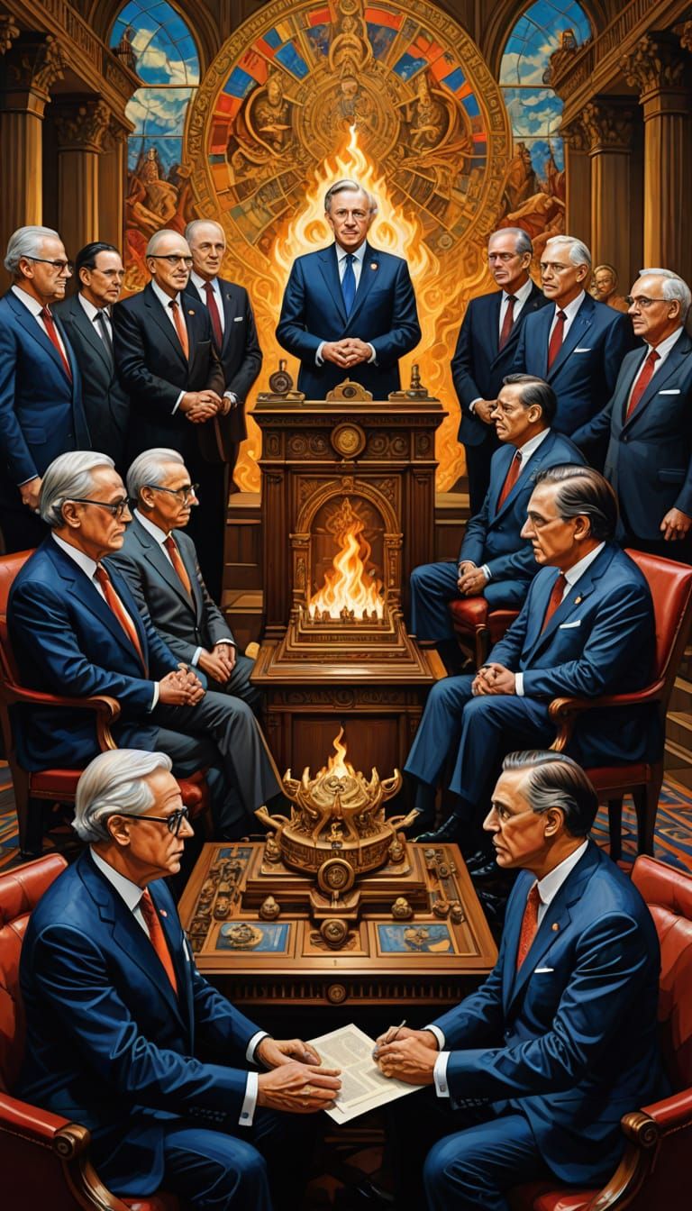 Canadian Prime Ministers Gather in Escher-Inspired Parliamen...