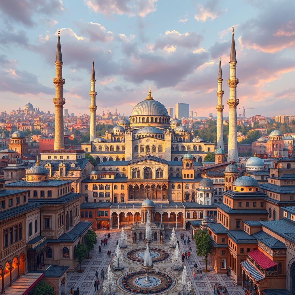 Majestic Islamic Metropolis Convergence