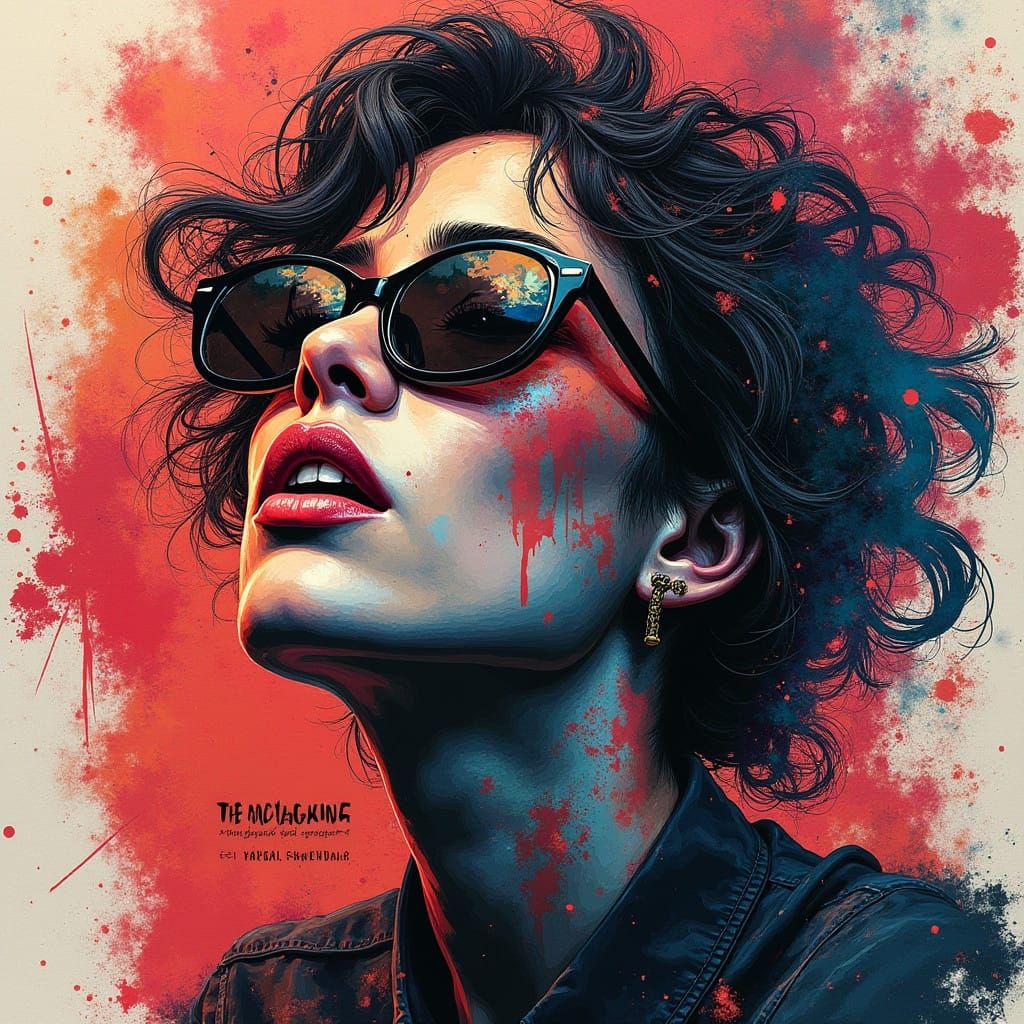 Gritty Street Art Illustration