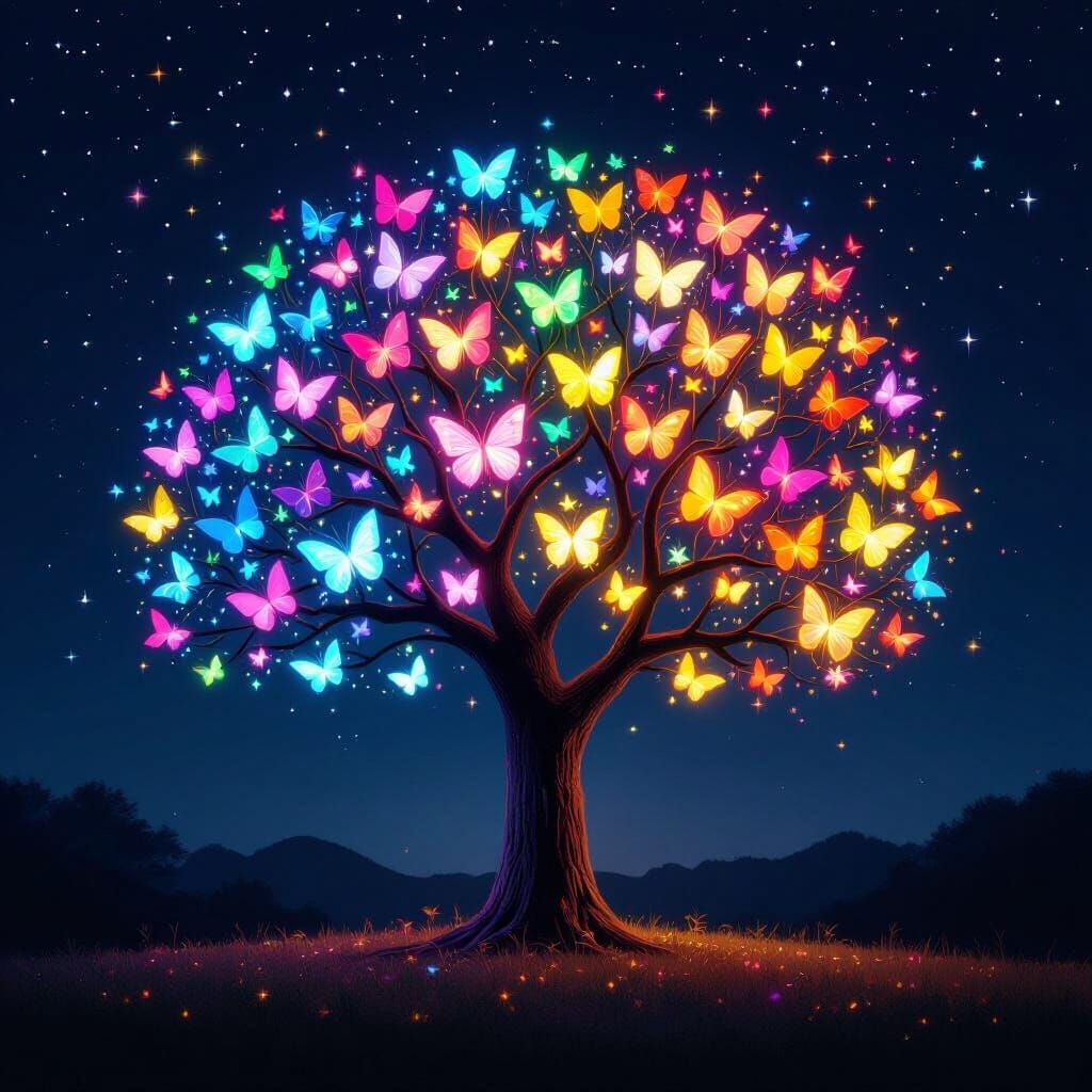Luminous Butterflies Illuminate the Tree of Life