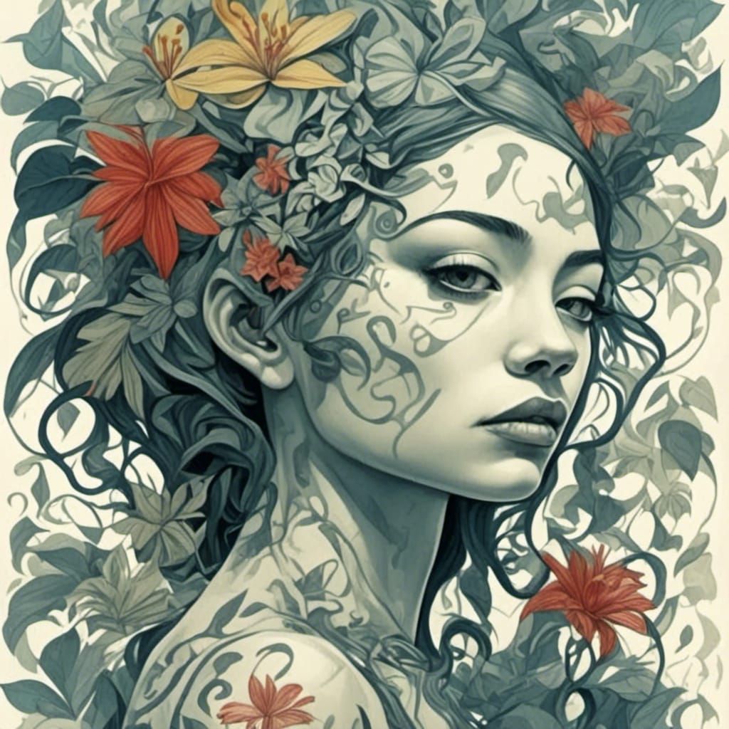 Polynesian Princess Brainscape: James Jean and Tim Burton St...
