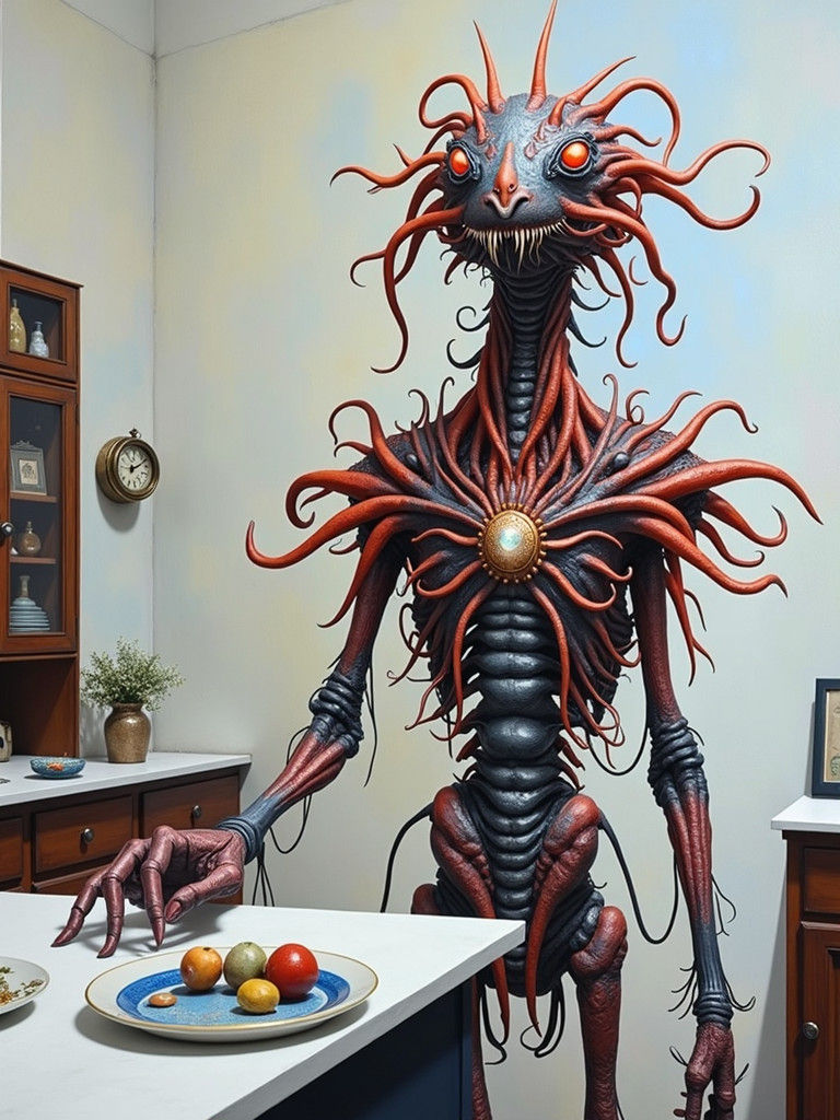 Exotic Xeno Biology Creatures in Hyperreal Detail