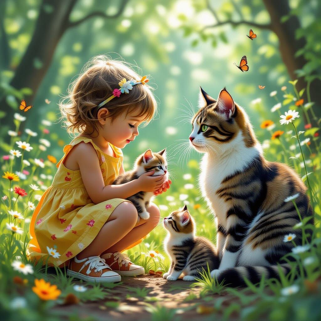 A place for kittens and their mother!