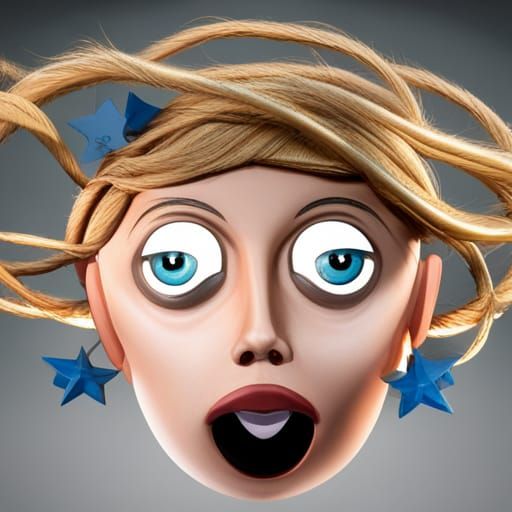 Joyful Puppets Reflect Happiness in Digital Art