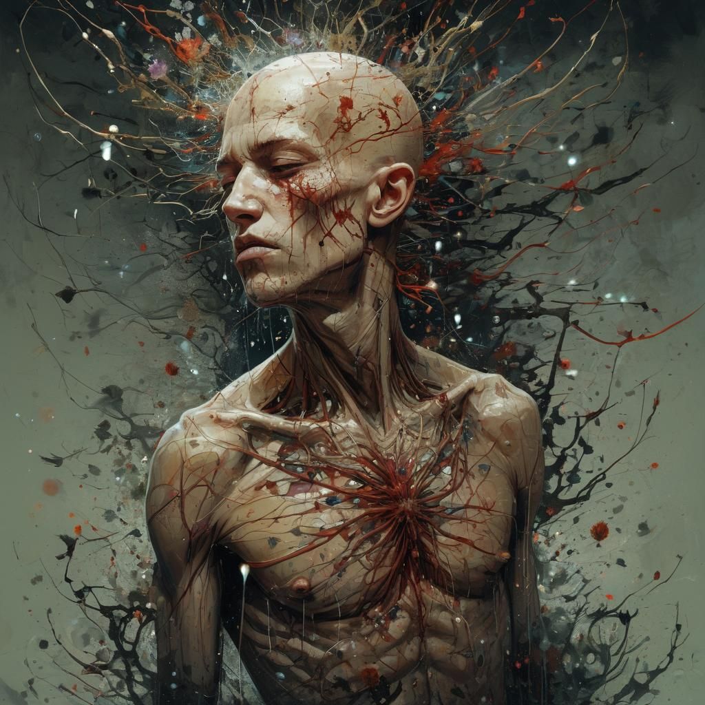 Anguish: A Dark Digital Portrait