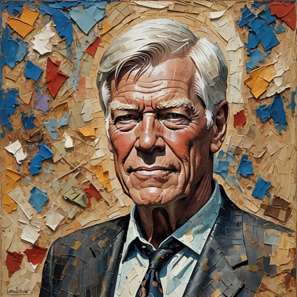 Dramatic Impasto Portrait in Oil Paint