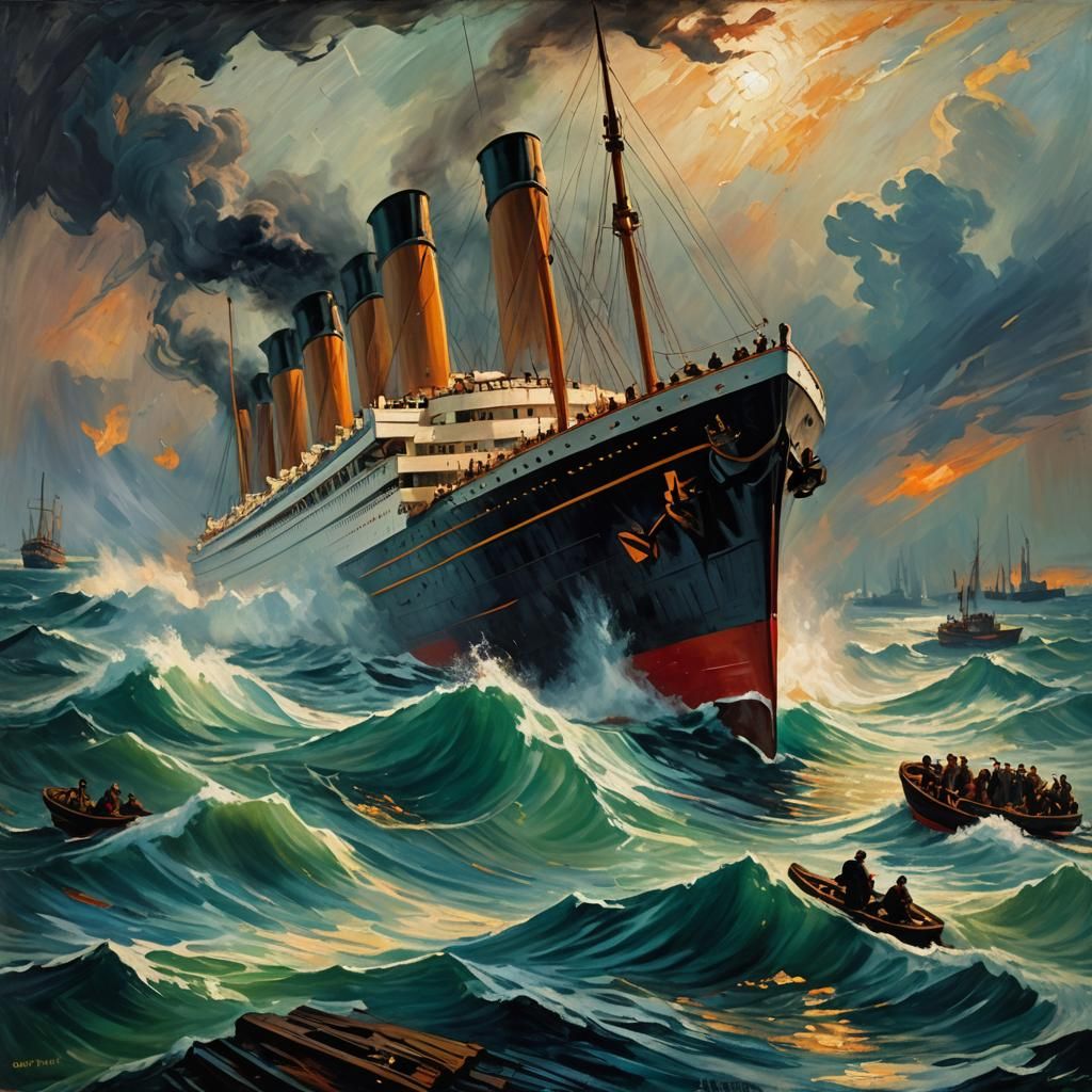 The Titanic Sinking: An Impressionist Tragedy
