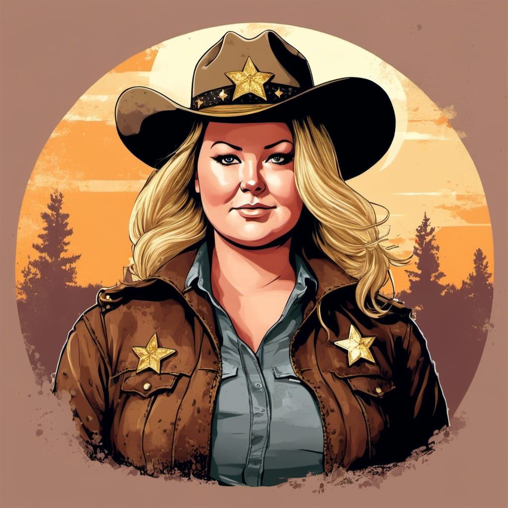 Post-Apocalyptic Sheriff with Cowboy Hat