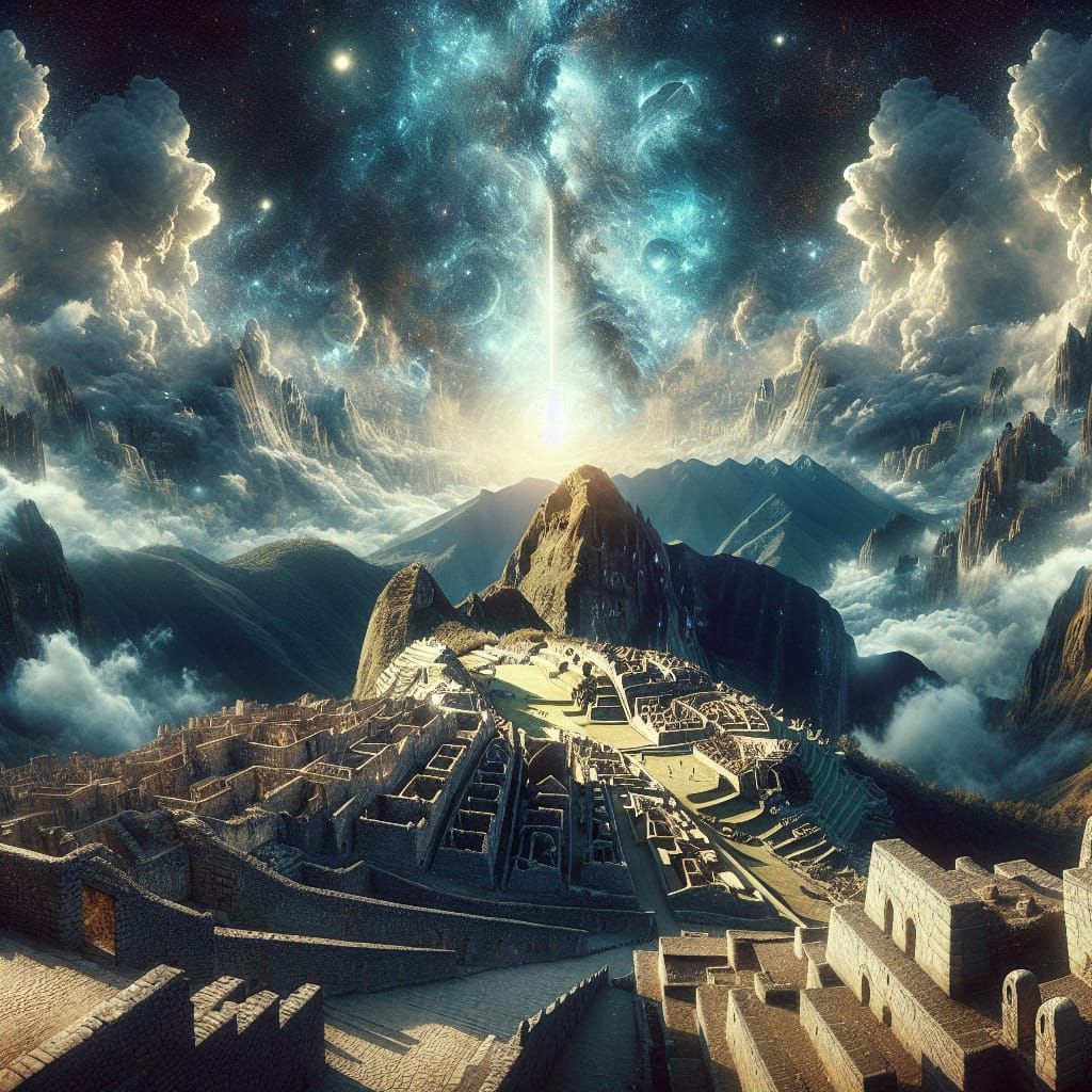 Phase-Space Astral soaring in the clouds of the ancient city...