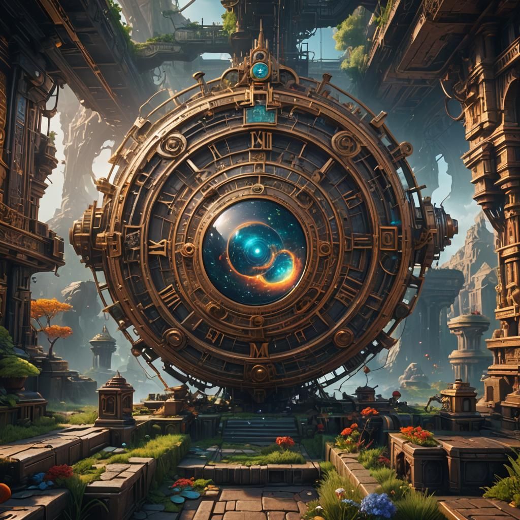 E=MC² as Detailed Matte Painting