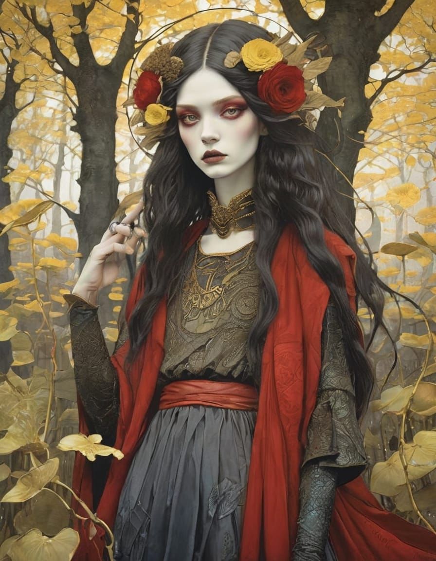 Ethereal Portrait in Surrealist Style