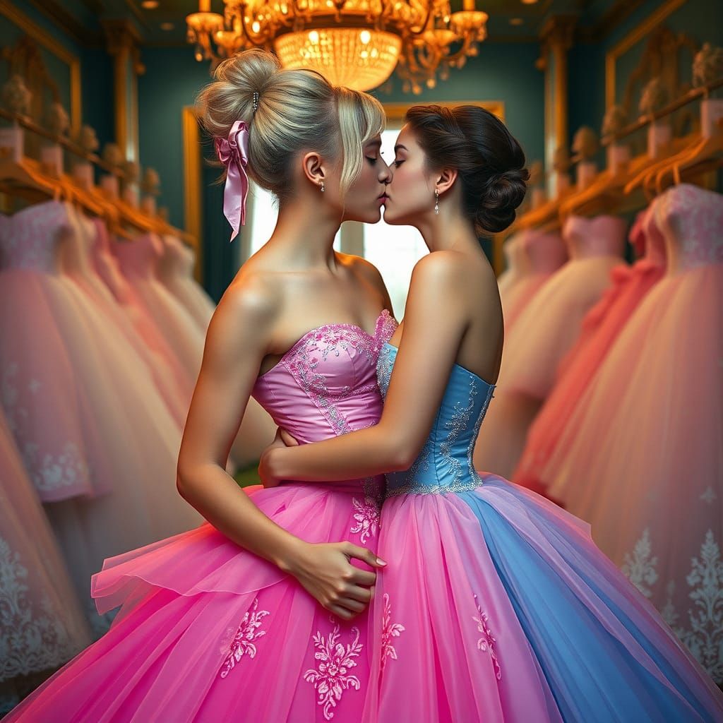 Androgynous Boy in Quinceanera Gown Shares Romantic Kiss in ...