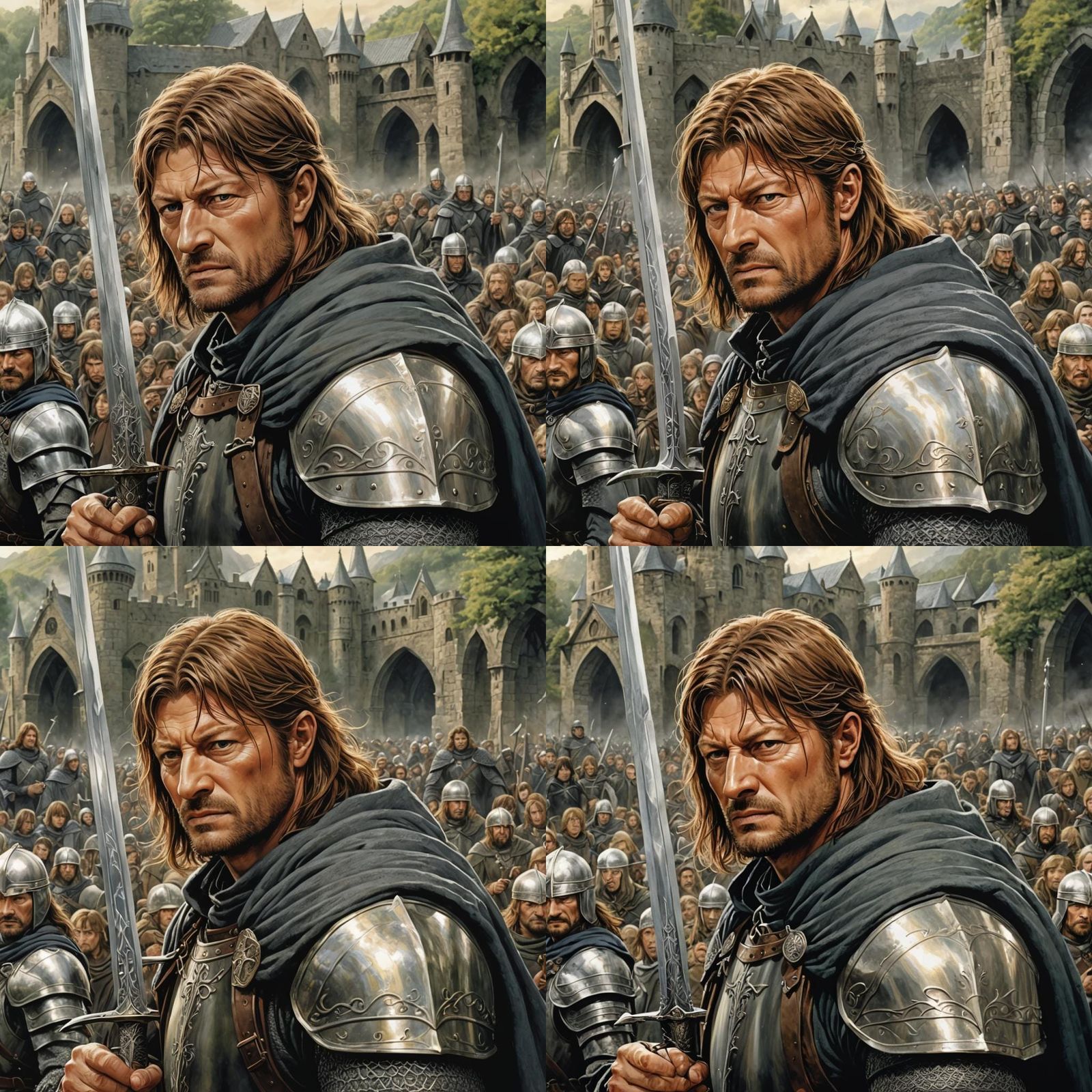 Anime Knight of Gondor Inspired by Boromir