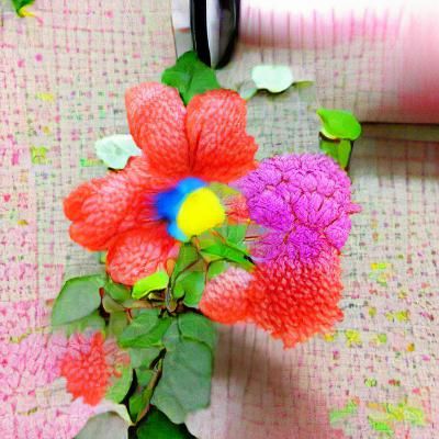 Blooming Flower in Vivid Color