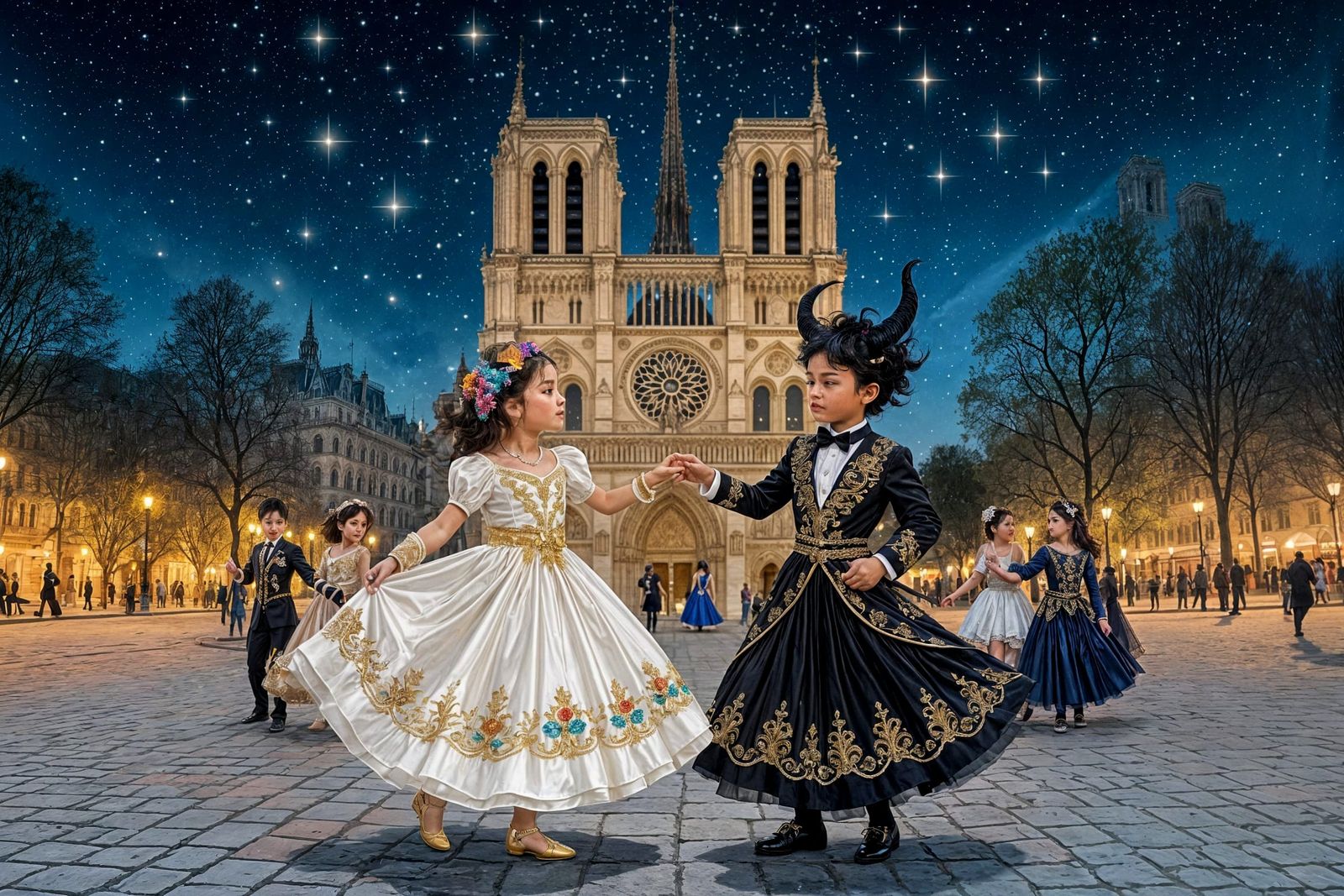 Children's Lambada Dance at Notre Dame Cathedral