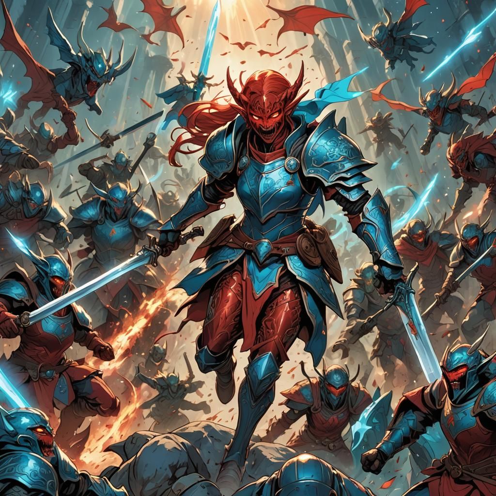 Demon queen leasing her horde