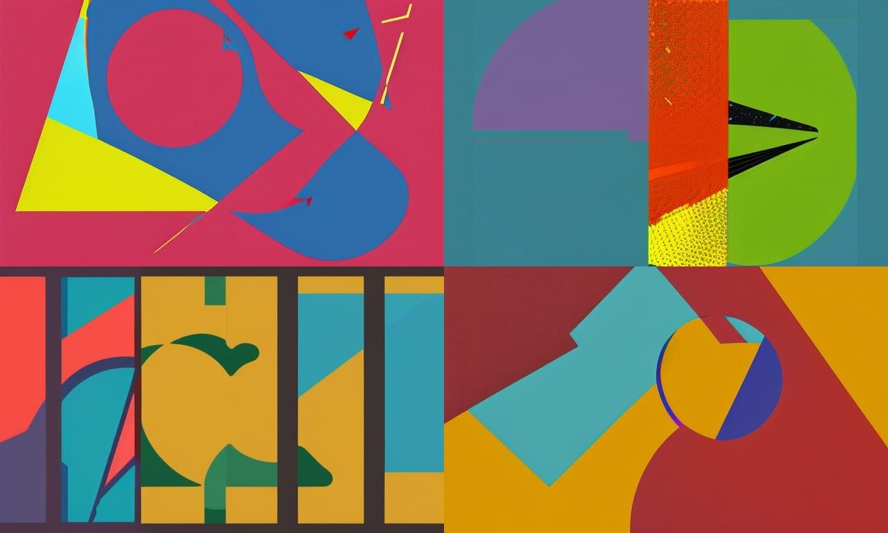 Goodbye Screen Print in Pop Art Style