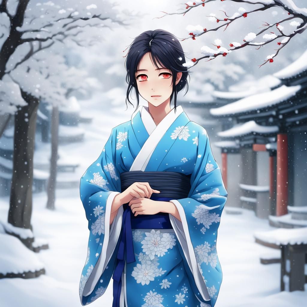 Yuki Onna in Anime Style