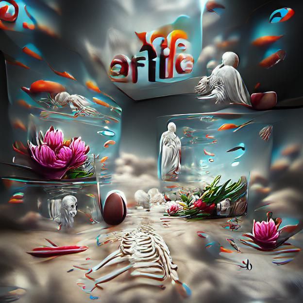 Ethereal Afterlife: A Surreal Journey