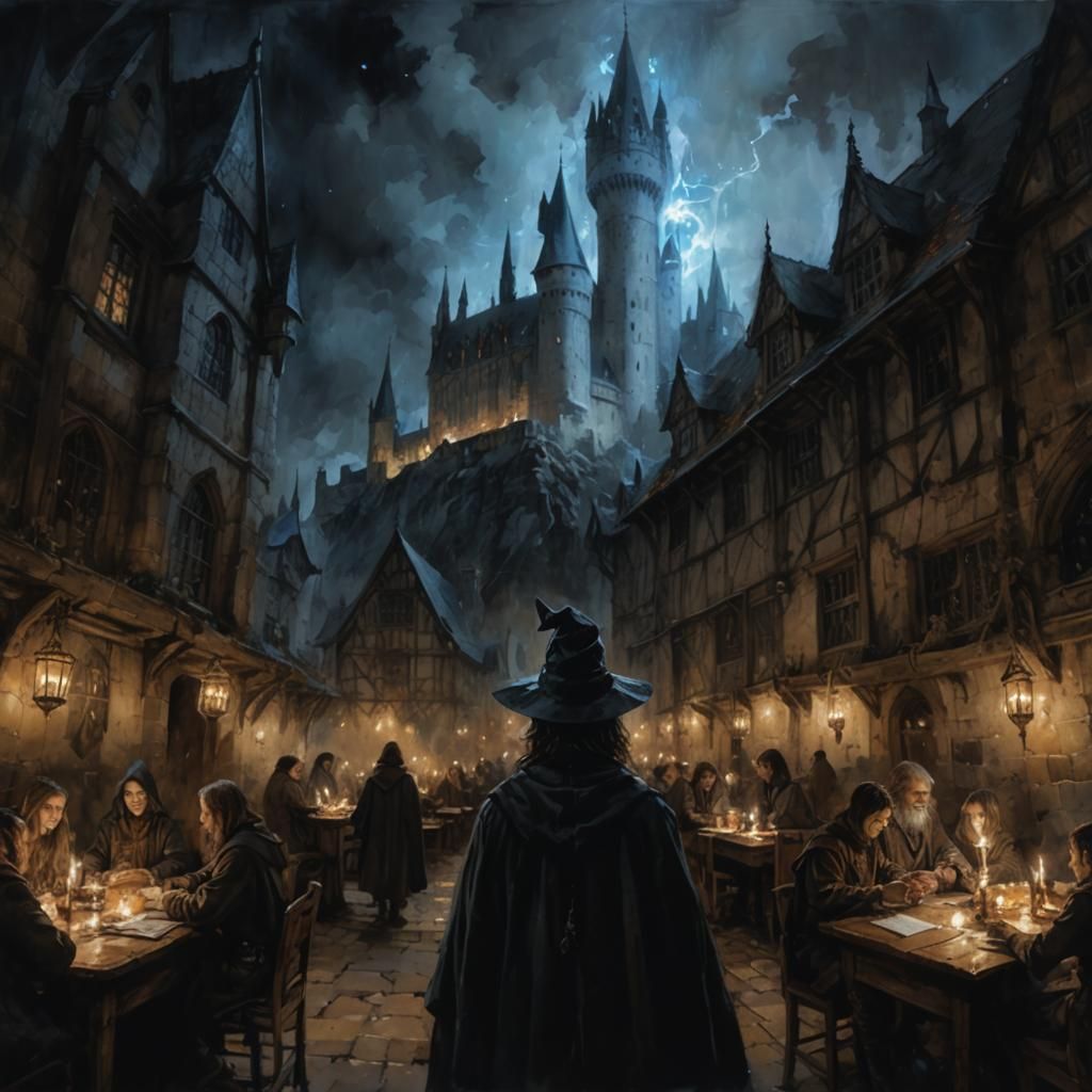 Enchanting Young Wizards at Medieval School